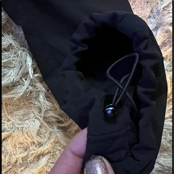 Athleta black straight leg hiking pants